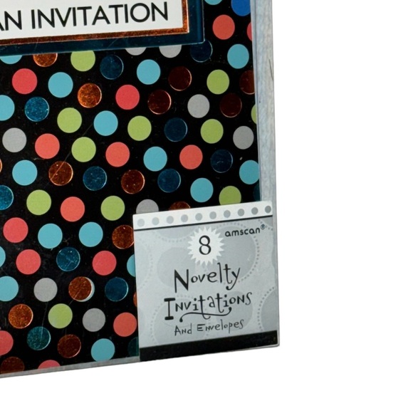 Amscan novelty pull out invitations & envelopes. Set of 8 brand new in package! - Picture 6 of 6
